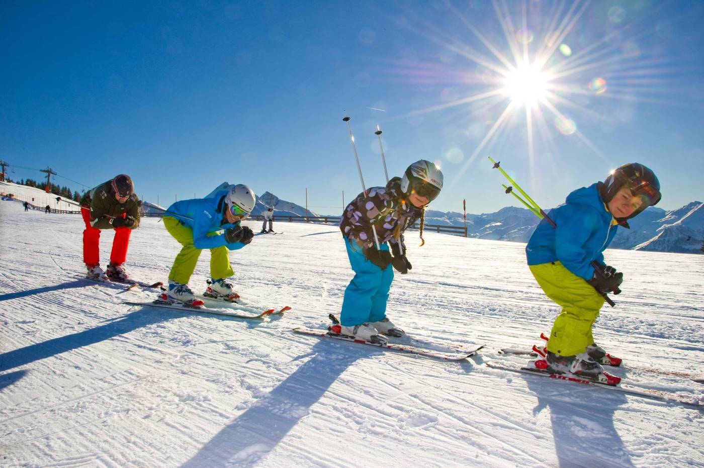 Familienspaß Skifahren