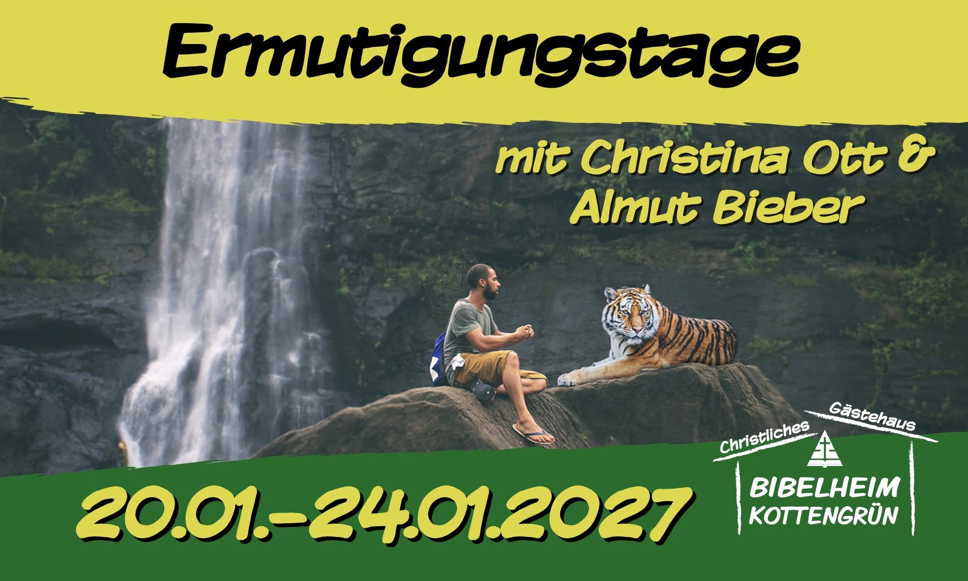 Ermutigungstage 2027 mit Christina Ott und Almut Bieber im Bibelheim Kottengrün