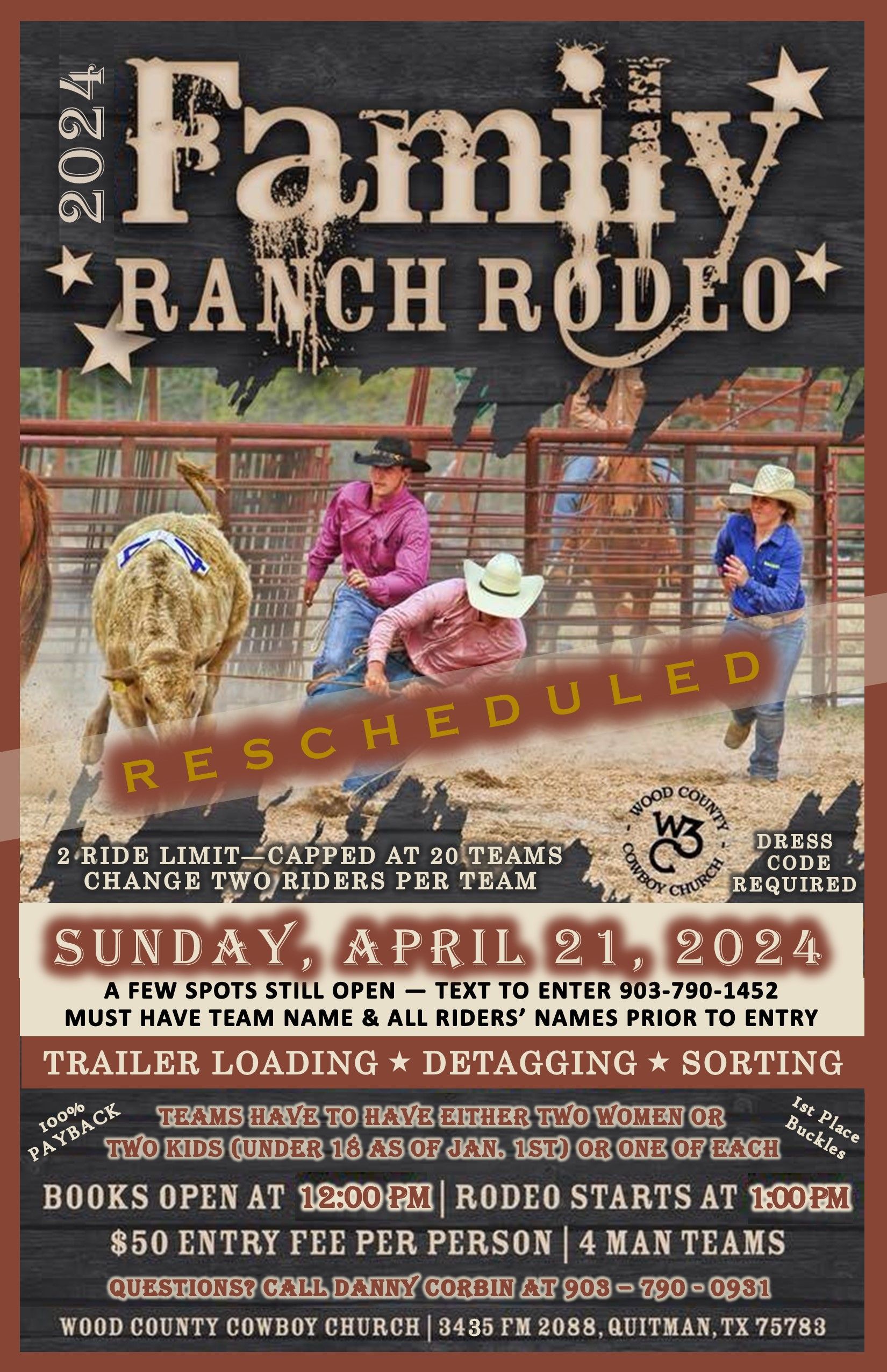 2024 Family Ranch Rodeo (Rescheduled)