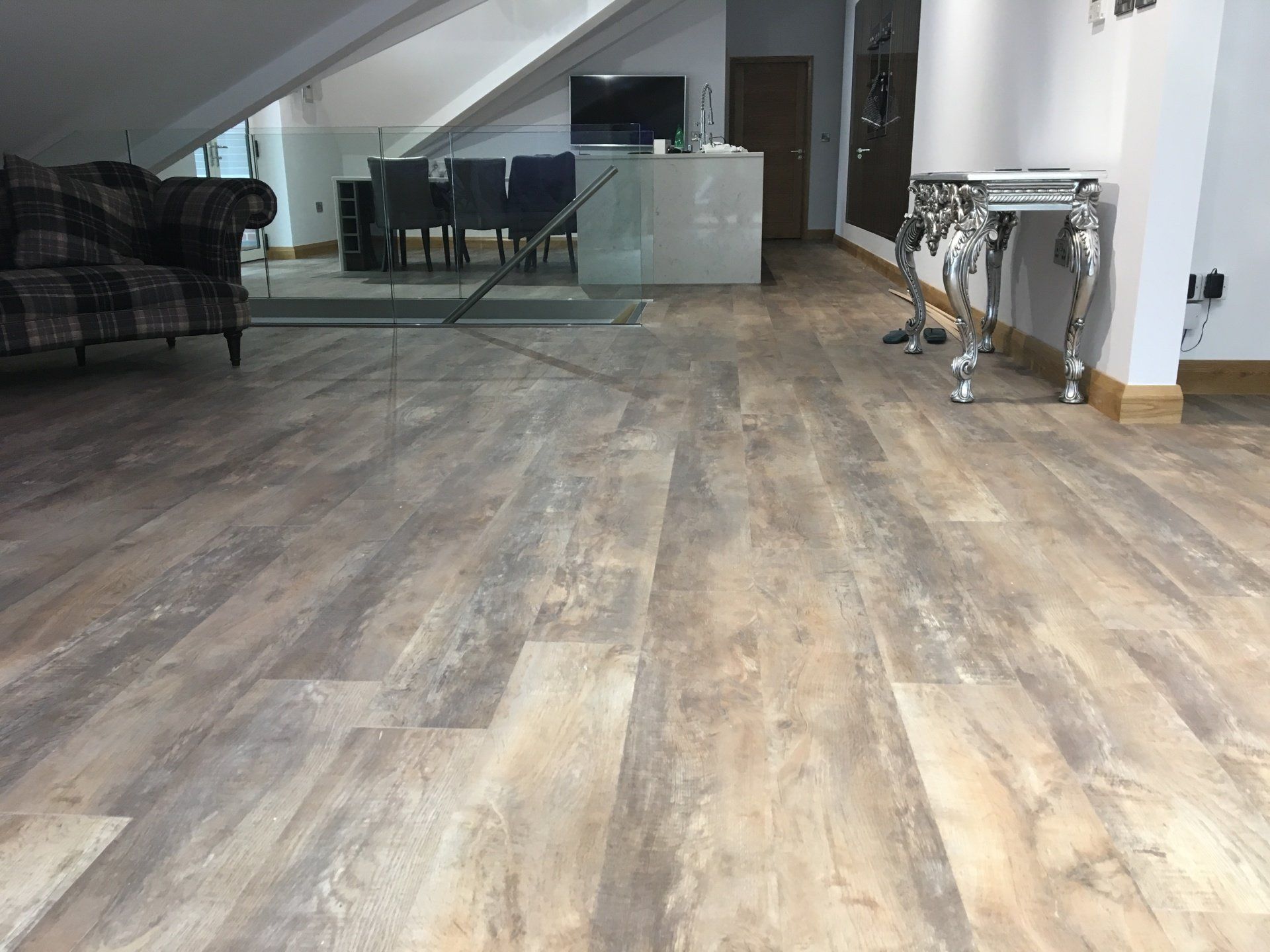 wooden flooring in a shop
