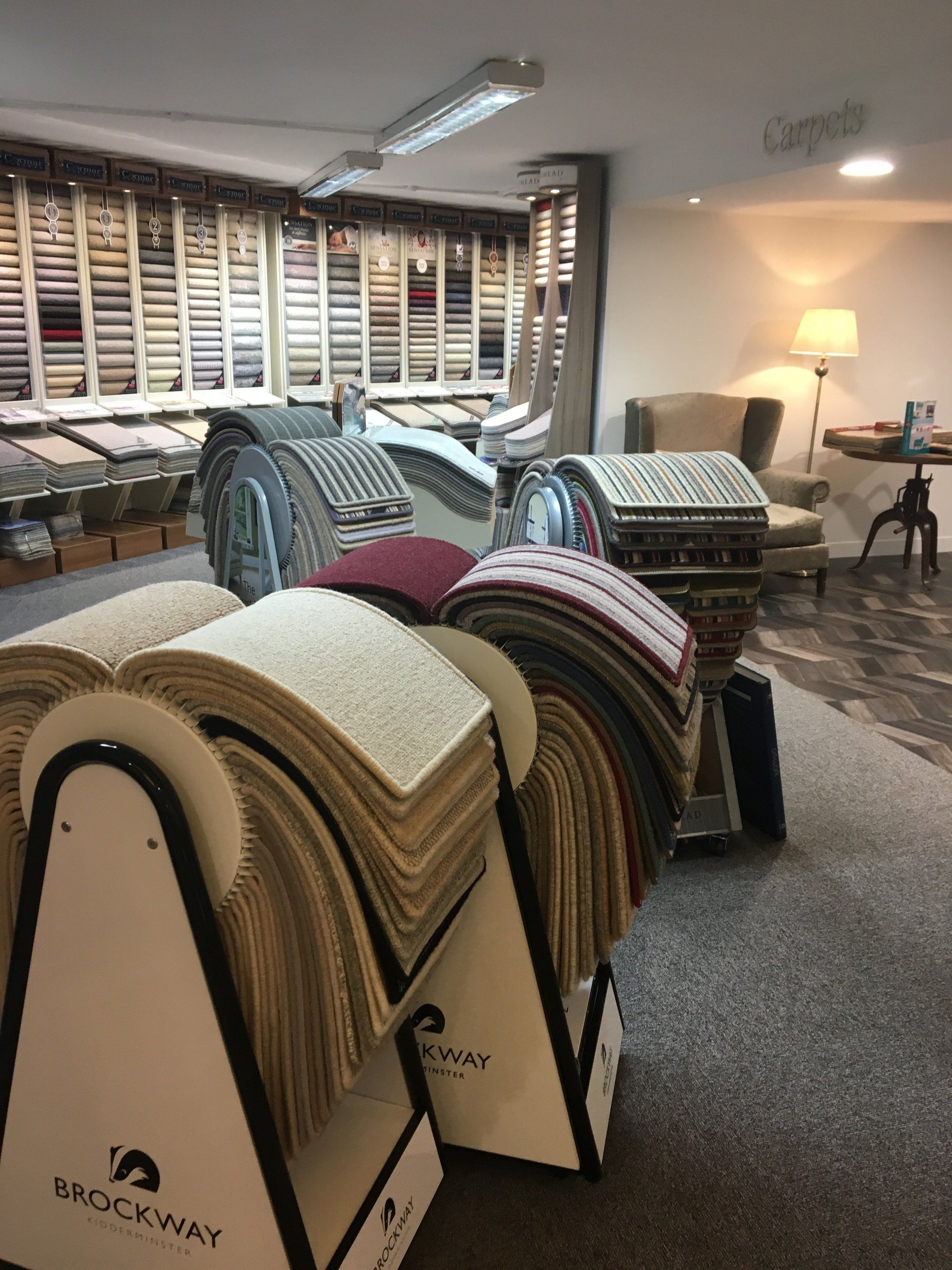 carpet and other flooring inside a showroom