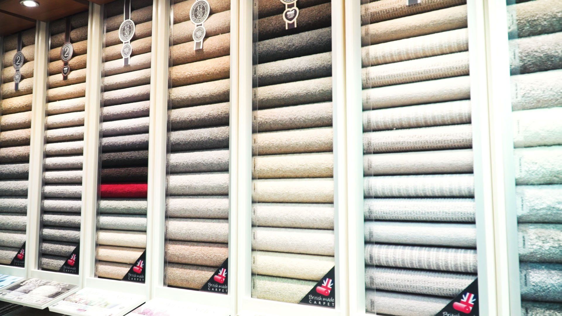 Flooring options on a wall