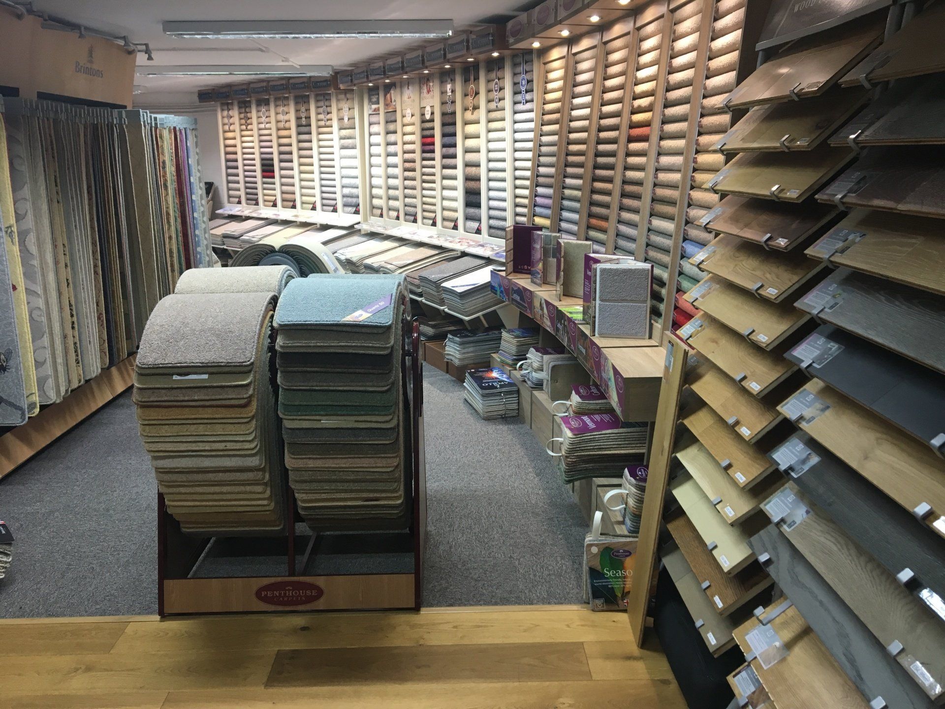 flooring inside a showroom