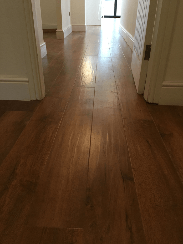 shiny wood flooring