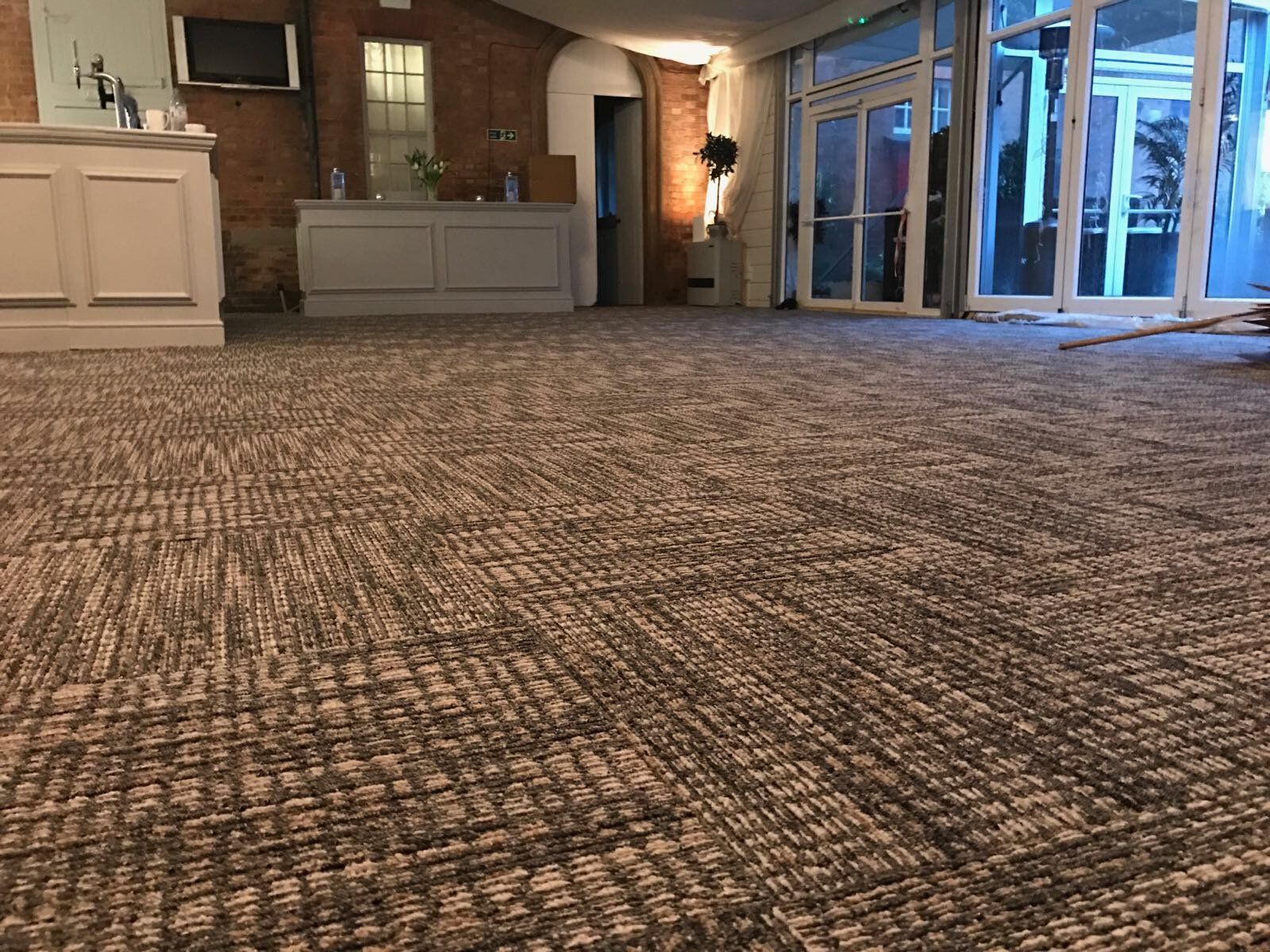 carpet in an empty room