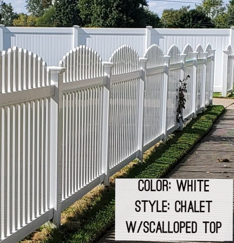 Industrial Fencing — Newly Installed Picket Fence in South Rockwood, MI