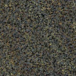 A close up of a black and gold carpet texture.