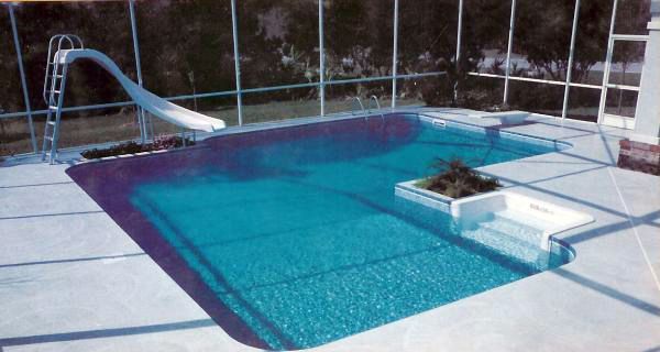 Homestead Family Pools inground  Straight L