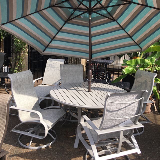 Striped Umbrella — Hendersonville, TN — Lynn’s Patio Shop