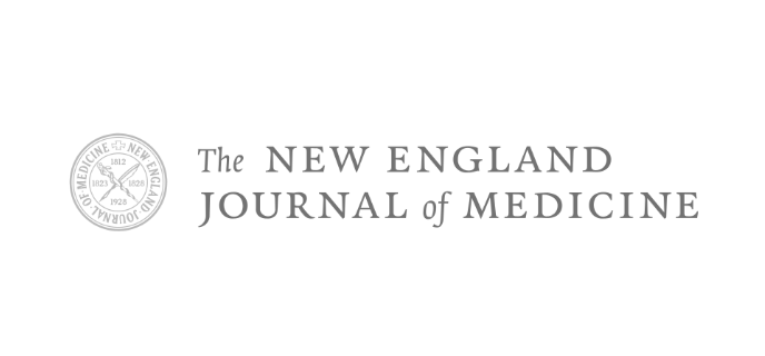 The new england journal of medicine logo on a white background.