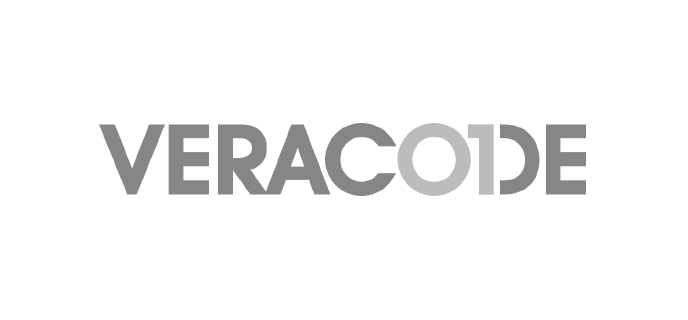 A black and white logo for veracode on a white background.