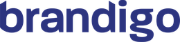 The word brandigo is written in blue on a white background