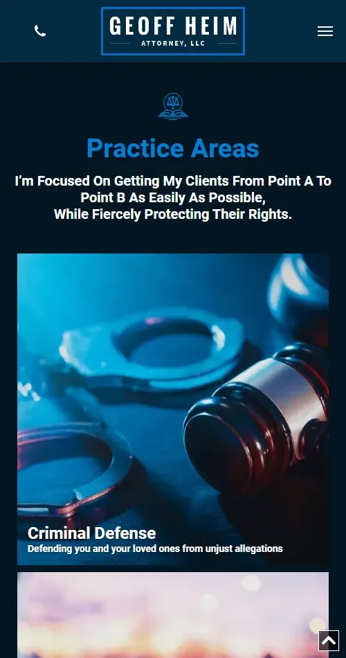 Criminal Defense Website Preview