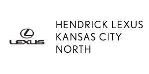 Lexus logo with “Hendrick Lexus Kansas City North” text on a white background