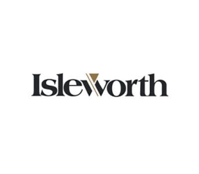 The isleworth logo is on a white background.