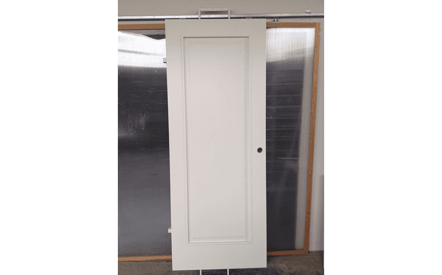 porta in legno bianca