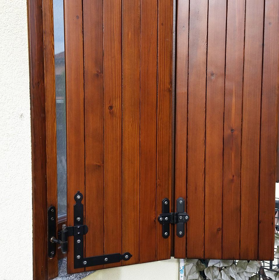 scuri in legno e ferro