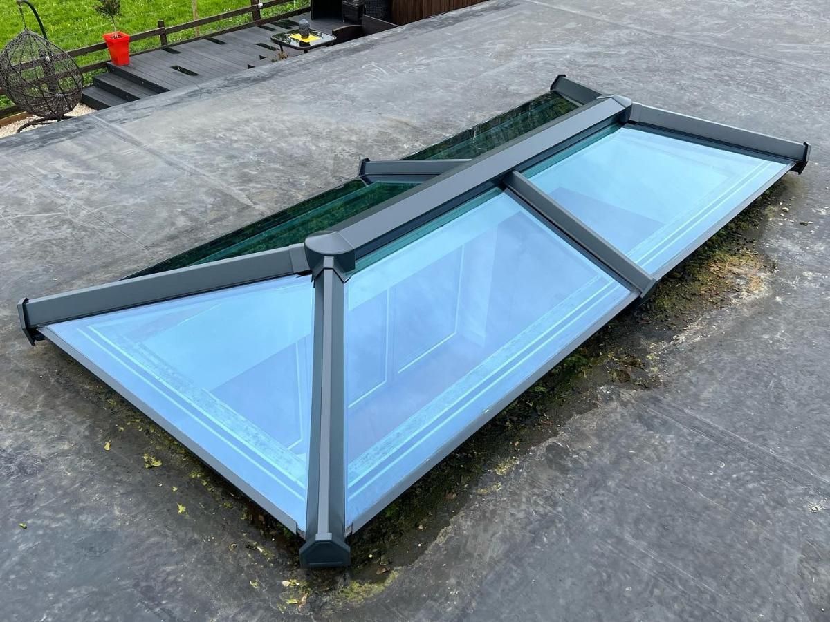 Spray Maestro after UPVC roof lantern spraying in Lambley, Nottingham