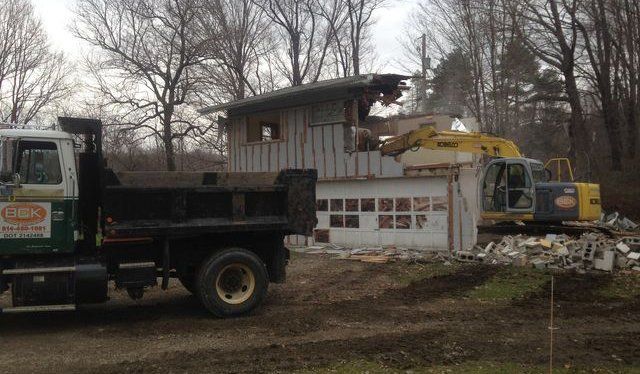 House Demolition — Cranesville, PA — Brandon C. Kennedy Construction & Excavating