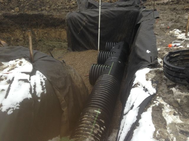 Sewer Pipe — Cranesville, PA — Brandon C. Kennedy Construction & Excavating