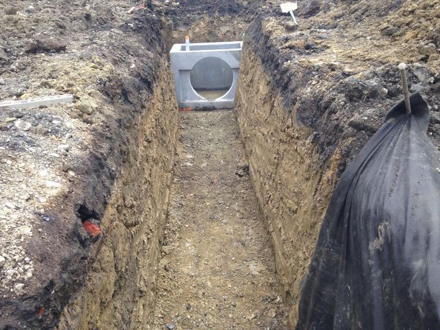Excavation For Sewer Pipe — Cranesville, PA — Brandon C. Kennedy Construction & Excavating