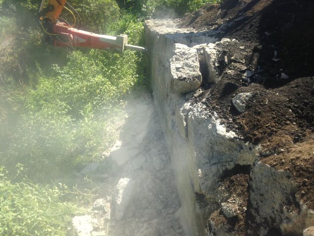 Drilling Bridge Foundation — Cranesville, PA — Brandon C. Kennedy Construction & Excavating