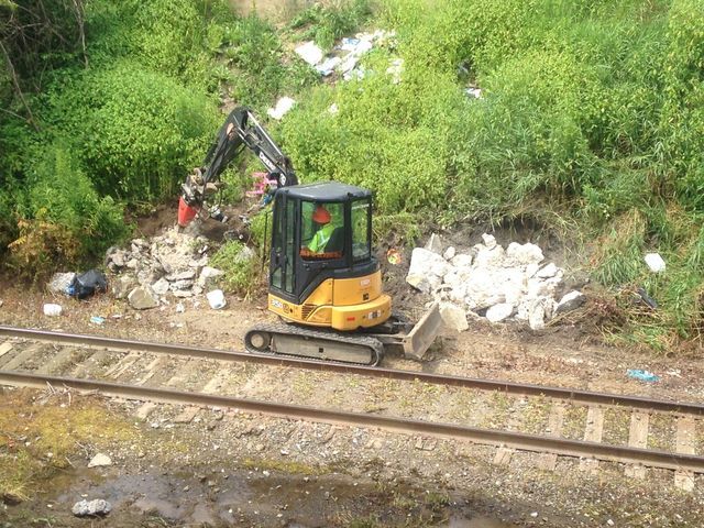 Bridge Foundation Demolition — Cranesville, PA — Brandon C. Kennedy Construction & Excavating