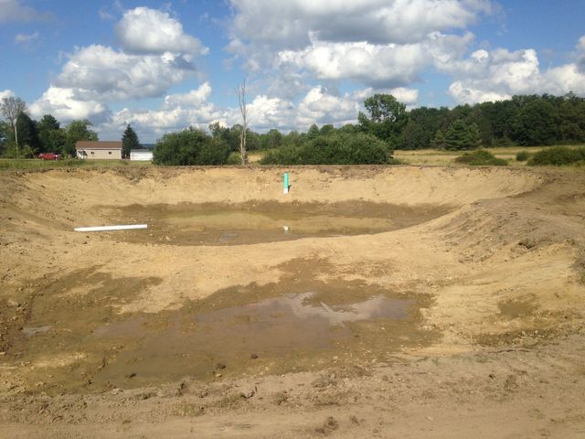 Construction For New Ponds — Cranesville, PA — Brandon C. Kennedy Construction & Excavating