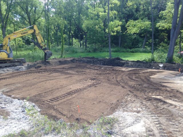 Excavating Area For New Construction — Cranesville, PA — Brandon C. Kennedy Construction & Excavating