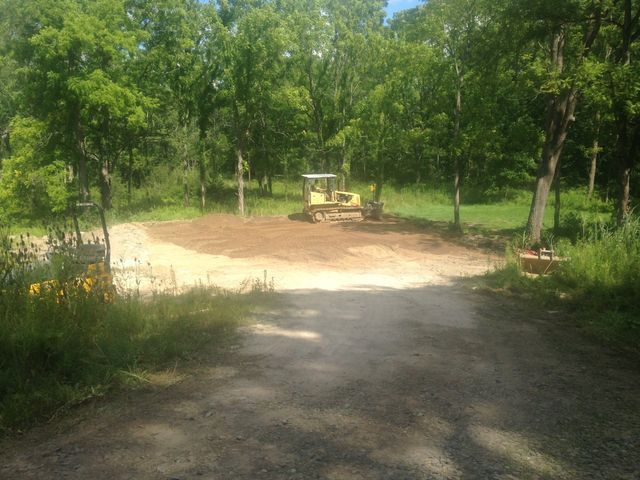 Man Working For New Construction — Cranesville, PA — Brandon C. Kennedy Construction & Excavating