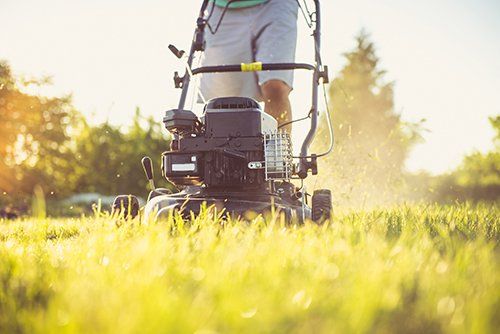 Affordable Lawncare - Man Mowing The Grass in Parker, CO