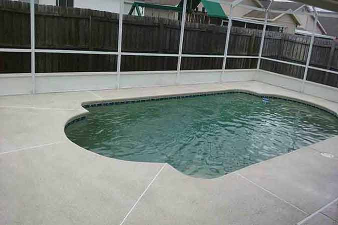 After Cleaning the Pool — Pressure Washing in Tampa Bay, FL