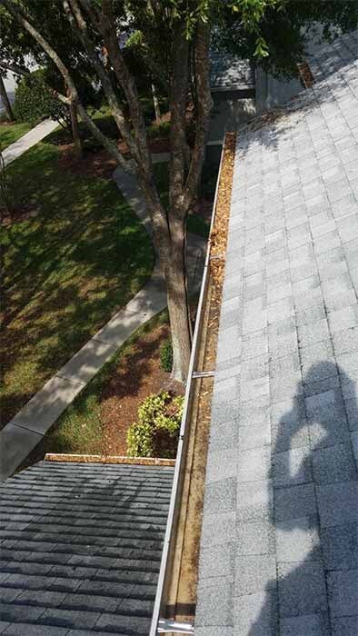 Clean gutter - Roof Cleaning in Seffner, FL