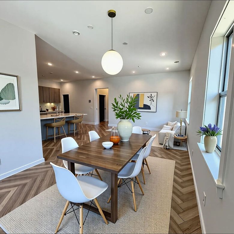 Interior photo of a houseplant on a table
