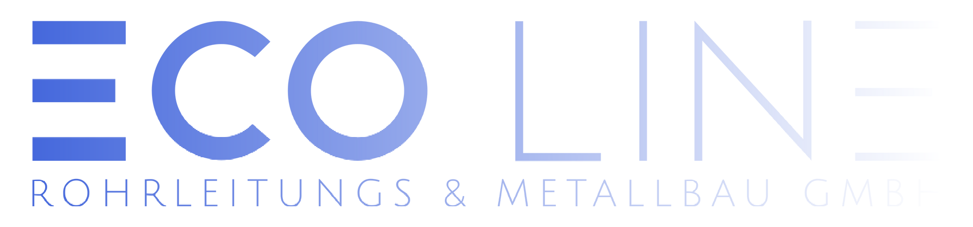 The logo for eco line rohrleitungs & metallbau gmbh