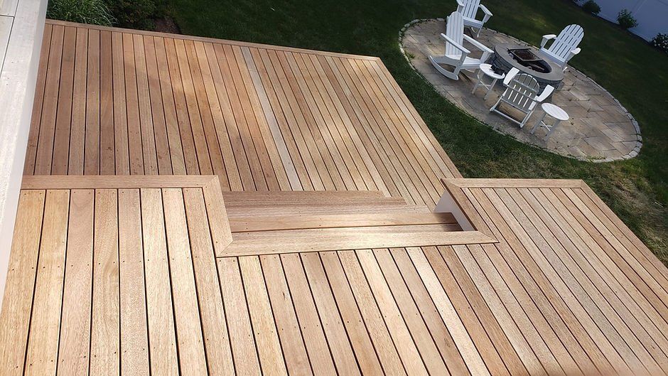 Wood Deck Other Side - Hyannis, MA - Cape Cod Pro Builders and Remodeling