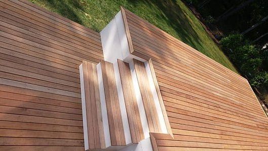 Wood Deck With Stair - Hyannis, MA - Cape Cod Pro Builders and Remodeling