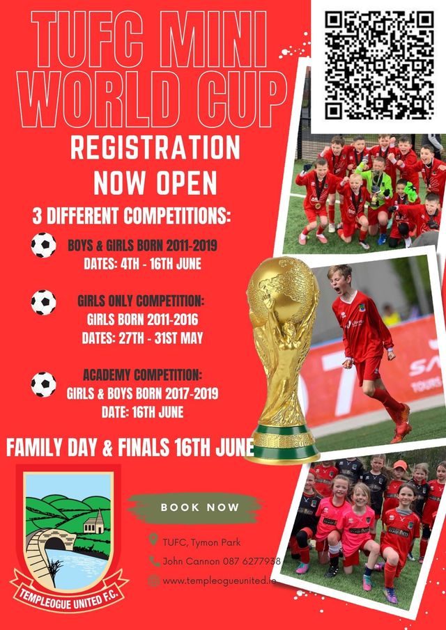 Templeogue United Football Club Mini World Cup