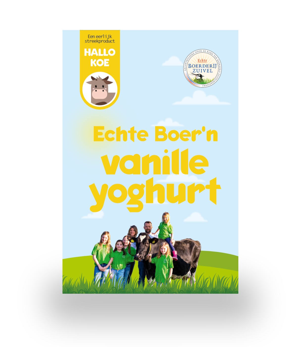 Boeren vanille yoghurt van Hallo Koe