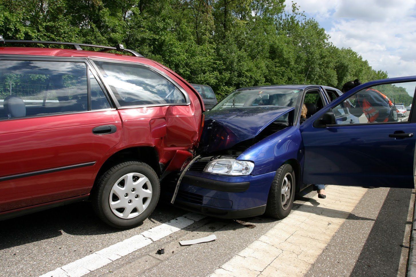 Red And Blue Car Accident — Goshen, NY — Owen Law Firm PLLC