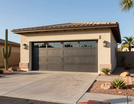 RV garage exterior