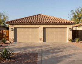 Detached garage exterior