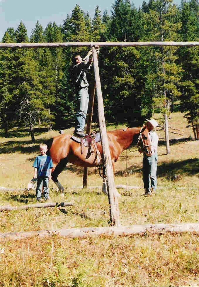 Backcountry Ladder Setting up the tent