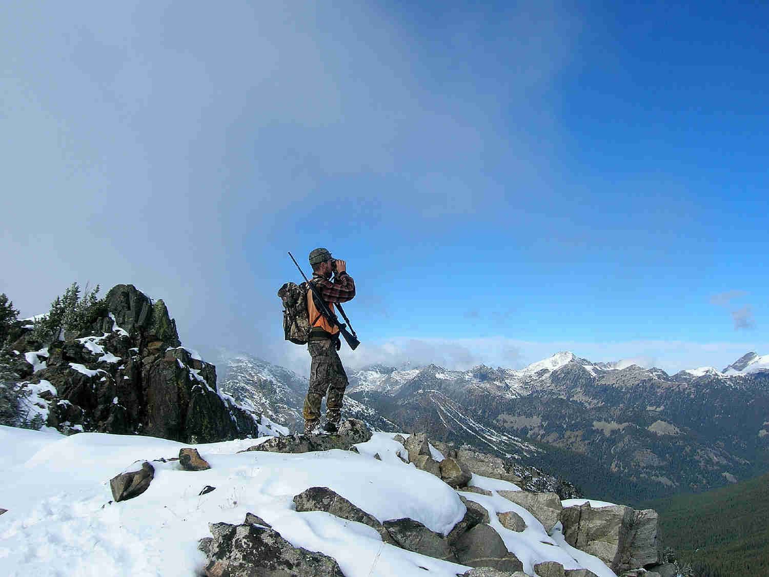 Glassing for goats on top of the world