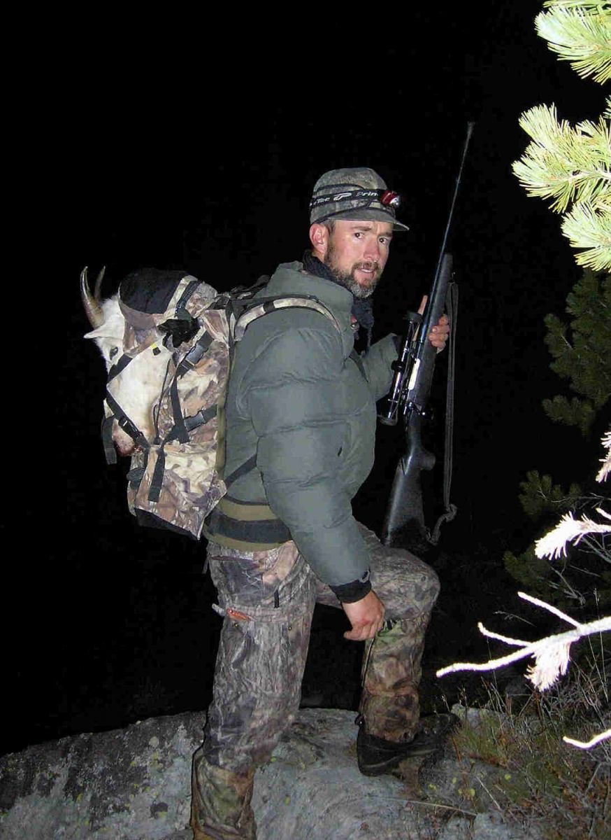 Packing the trophy back to camp