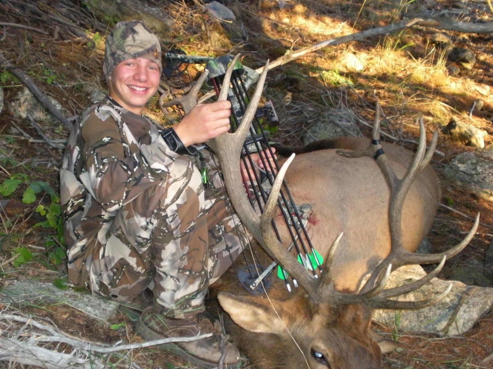 Zane's 1st Archery Elk!