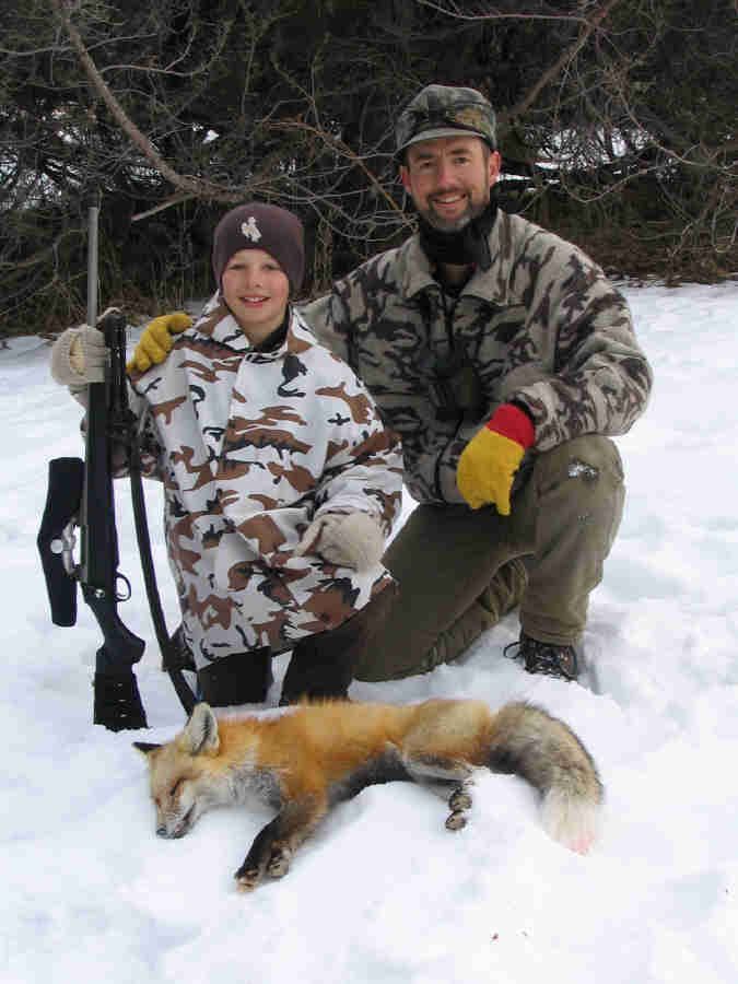 Zane's 1st Fox!