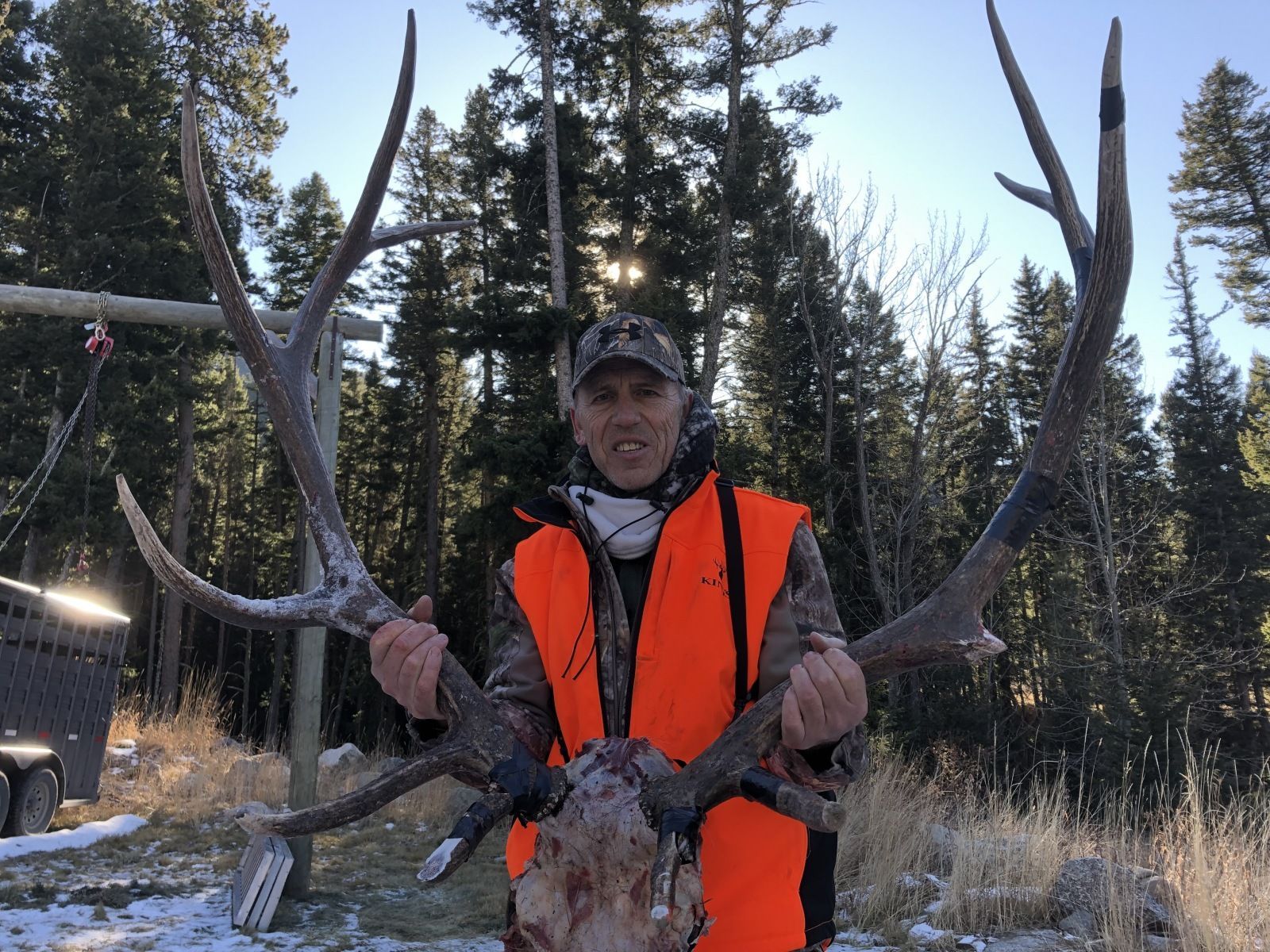 Marty's bull took a tumble!