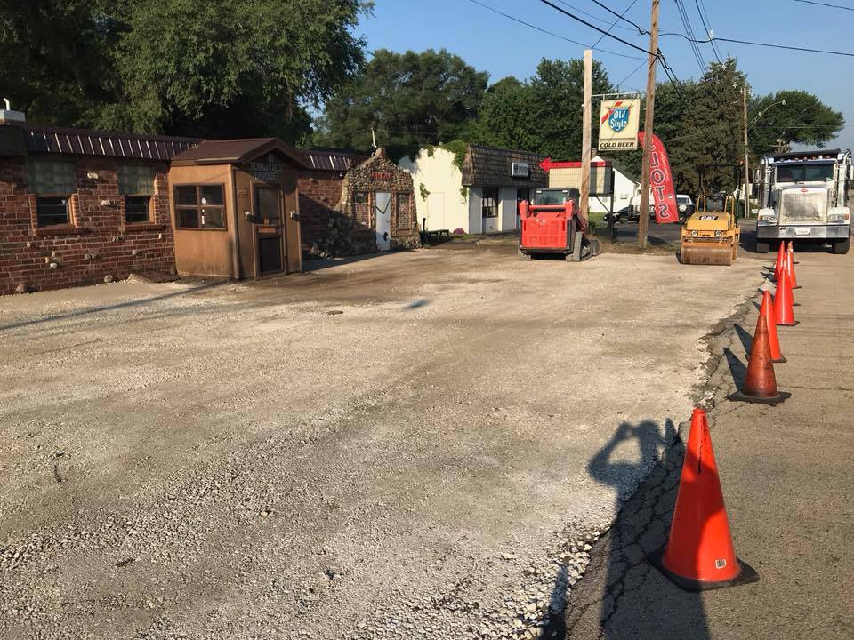 Newly Leveled Parking Lot | East Peoria, IL | Pete George & Son Blacktop