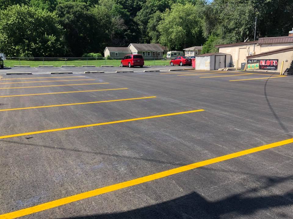 Finish Product Of Asphalted Parking Lot | East Peoria, IL | Pete George & Son Blacktop